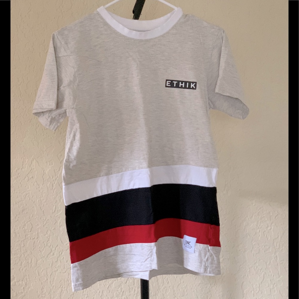 Ethik 90's Classic Tee, Heather Gray Small